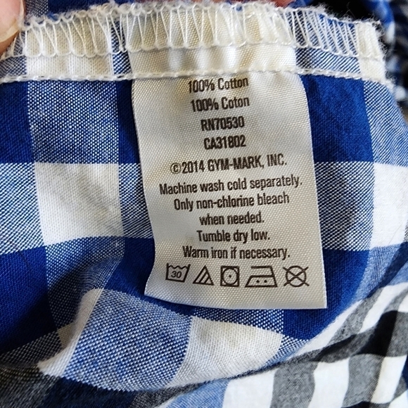 3/$15 Crazy 8 Boys Button-down Checkered Shirt - 14 - Picture 3 of 5